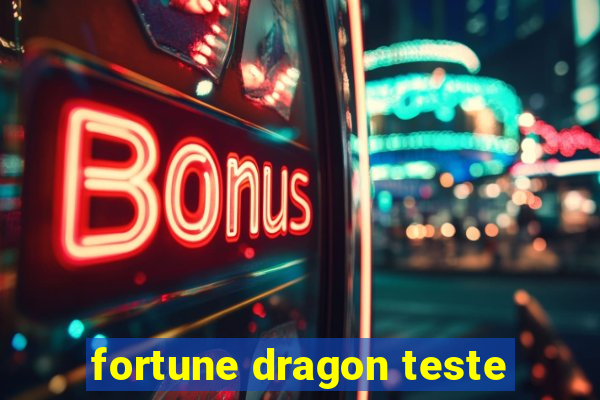 fortune dragon teste